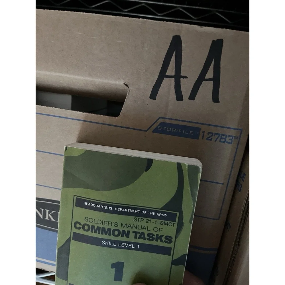 Soldiers Manual Book Common Tasks Skill Level 1 October 1987 STP 21-1-SMCT Army